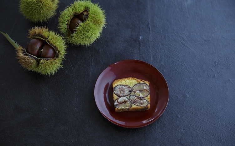渋皮栗のパウンドケーキ 【 京都 丹波栗 くり 国産 和栗 栗のお菓子 スイーツ 秋 渋皮煮 マロン 濃厚 クリーム 菓歩菓歩 】※北海道・沖縄・その他離島は配送不可