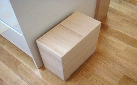 【数量限定】総桐製 米びつ Mサイズ 5kg用 老舗 増矢桐箱 熟練の職人が手作りした米びつ