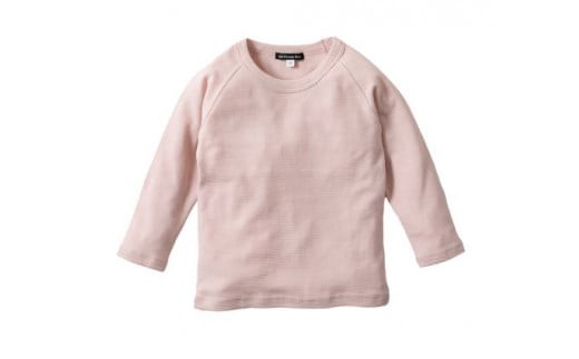 キッズ ９分袖Tシャツ⑤  スプリングピンク　120サイズ