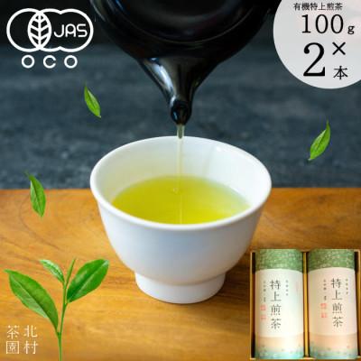 ふるさと納税 佐々町 【農林水産大臣賞受賞】有機栽培 特上煎茶100g×2本詰め合わせ(佐々町)