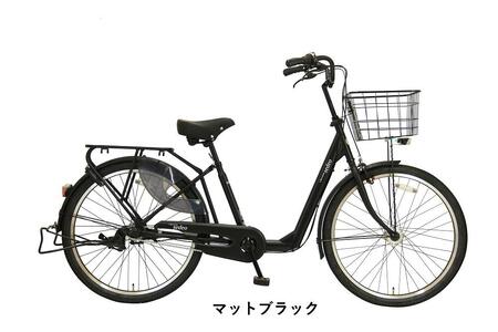ヱビス自転車　 セデオ26 26インチ シマノ製内装3段変速　電動なし（低床式フレーム 安定感 LEDオートライト 幼児2人同乗認定）【マットブラック】