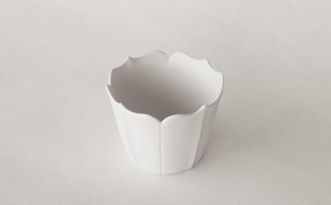 〔臼杵焼〕稜花蕎麦猪口【白・2個】