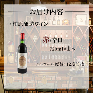 KING SELBY 柏原醸造 ワイン 赤 辛口 1本(720ml) 赤ワイン 辛口 ミディアムボディ 大阪 カタシモワイナリー 酒 お酒 赤ワイン 国産 アルコール 