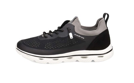 madras(マドラス) 紳士靴 meta insole搭載 M593AMT (ブラックダークグレー、L(26.0～26.5cm))