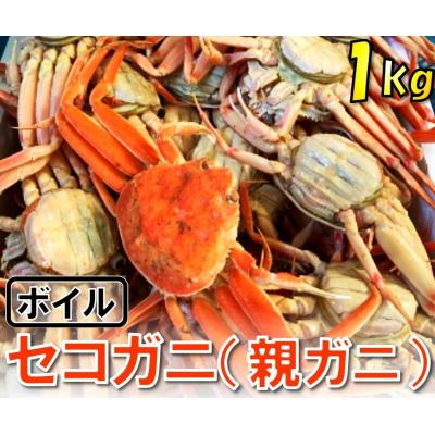 ふるさと納税 鳥取市 【魚倉】ボイルお任せセコガニ 1kgセット