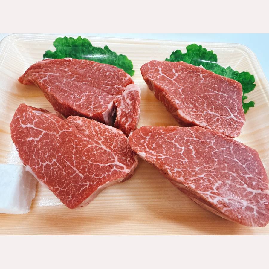 ＜石川屋＞「南知多マザービーフ」 ステーキ用（ヒレ）600g(150g×4枚)