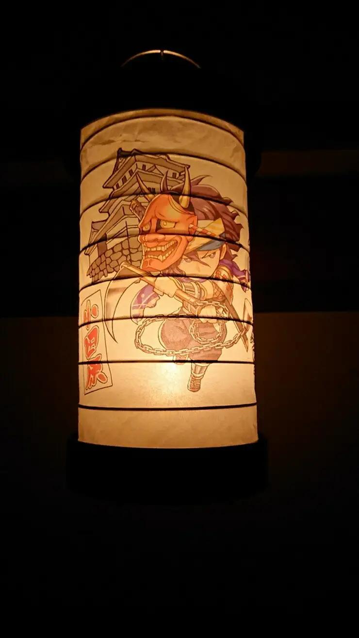 ゆらぎLEDちょうちん　風魔小太郎【ゆらぎ 提灯 ちょうちん LED電球 和紙 やわらかい灯り 最新技術 ゆらぐＬＥＤ電球 炎のよう 小田原型ちょうちん リアルキャンドルLEDランプ 神奈川県 小田原市 LED LED】