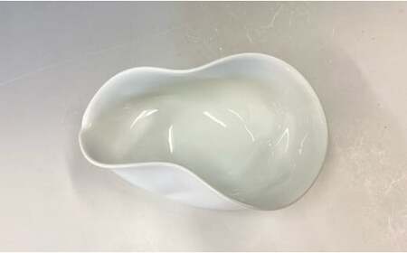 有田焼 白磁片口【中仙窯・中尾純作】作家 中尾純 作家物 白磁 白 酒器 酒 片口 日本酒 伝統工芸 和食 日本食 器 うつわ bf025