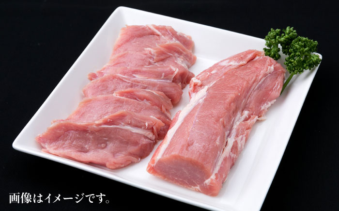 【全3回定期便】糸島産豚肉 ヒレ肉 ブロック 1kg （1本350g前後×3本）《糸島》【糸島ミートデリ工房】 [ACA233]