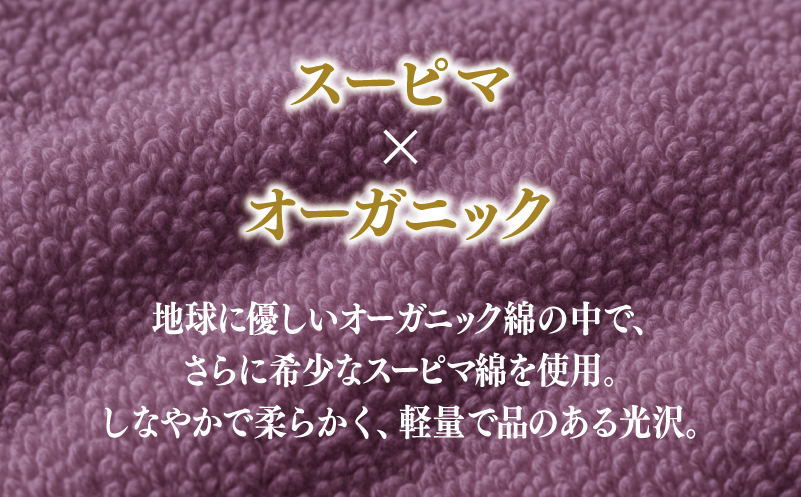 高級泉州タオル ラガマフィン バスタオル フェイスタオル パープル 合計6枚（3枚×2種） 099H3841