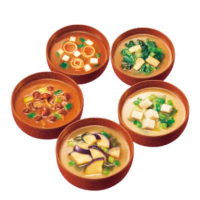 ふるさと納税 里庄町 アマノフーズ　フリーズドライ　減塩いつものおみそ汁5種セット(10食)×12　計120食 |  | 02