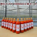 【ふるさと納税】まるまる赤トマト100%使用 完熟トマトジュース 1000ml×12本セット【トマト とまと トマトジュース わけあり 規格外トマト 完熟トマト 丸搾り ジュース 料理 イオン イオン農場】