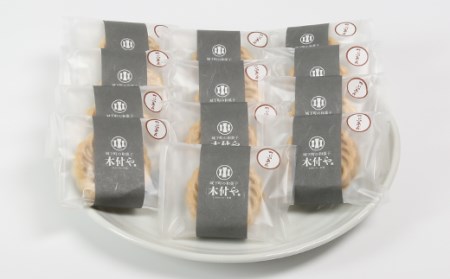 つぶあん最中（もなか）12個セット【和菓子 木付や】＜117-004_5＞