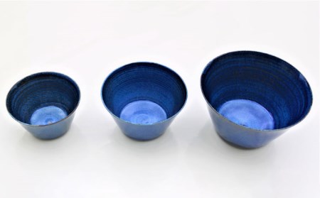 【波佐見焼】藍巻 スタイルボール ボウル （いれこ） 3点セット 食器 皿 【協立陶器】 [TC41] 波佐見焼