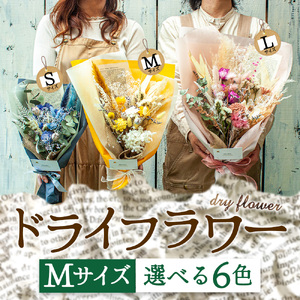 好きな色で選べる！阿蘇のドライフラワー（Mサイズ：赤系）