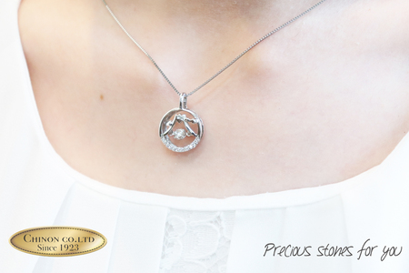 H&C ダイヤモンド トゥインクルストーン ペンダント プラチナ Fuji ネックレス ジュエリー ダイヤモンド トゥインクルストーン ペンダント Fuji アクセサリー H&C プラチナ 富士山 宝