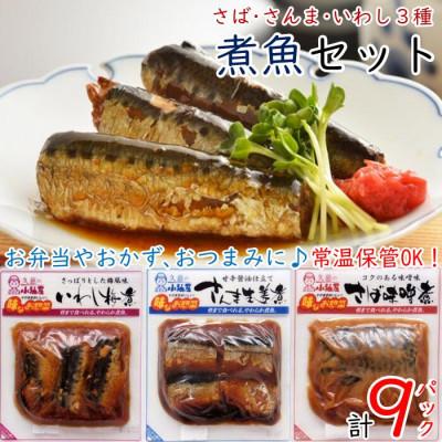 ふるさと納税 久慈市 小袖屋　煮魚3種セット　22-1