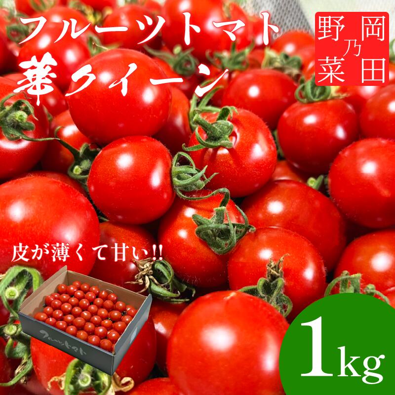 【ふるさと納税】 フルーツトマト 1kg 産地直送 高糖度 薄皮 旬 幻のトマト トマト リコピン ビタミンC 野菜 美容 栄養 甘い おいしい お弁当 夕飯 サラダ おかず 岡田之 野菜 徳島 三好 みよし