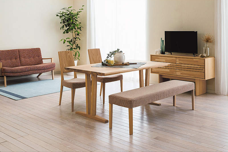 [幅1655] カリモク家具『ベンチ』CU0366 [1270]