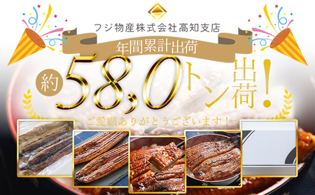 高知県産蒲焼きうなぎ ２００ｇ ５尾 計１０００ｇ fb-0162