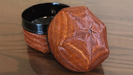 【限定1品】竹工芸品 平棗 工芸品 竹製品 限定 [BF001sa]