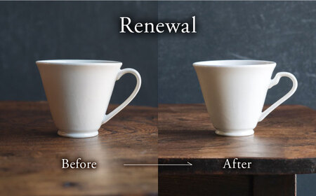 【波佐見焼】チューリップマグカップ ミルク色 2個セット【イロドリ】[KE63] 波佐見焼