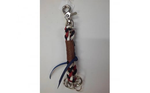 野球グローブの革製！ウエスタン風キーホルダーwrbta ／ レザー 手作り 大阪府 特産品 No.069