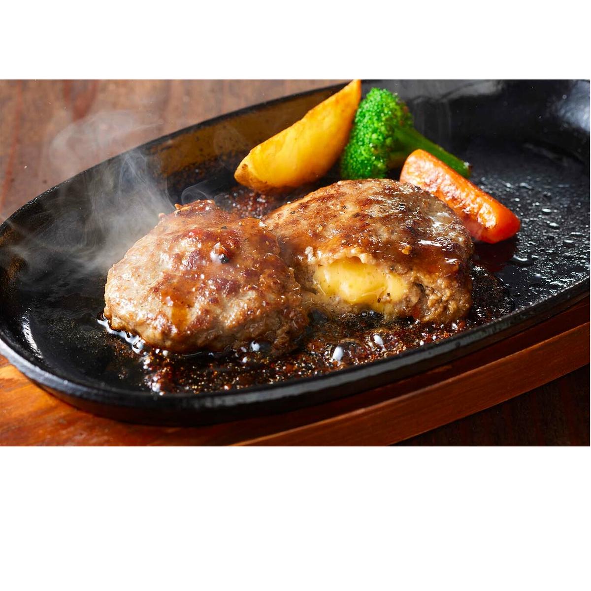 北海道産 黒毛和牛 こぶ黒 チーズ イン ハンバーグ 8個 【 LC 】 和牛 牛肉 ハンバーグ 挽肉_イメージ4