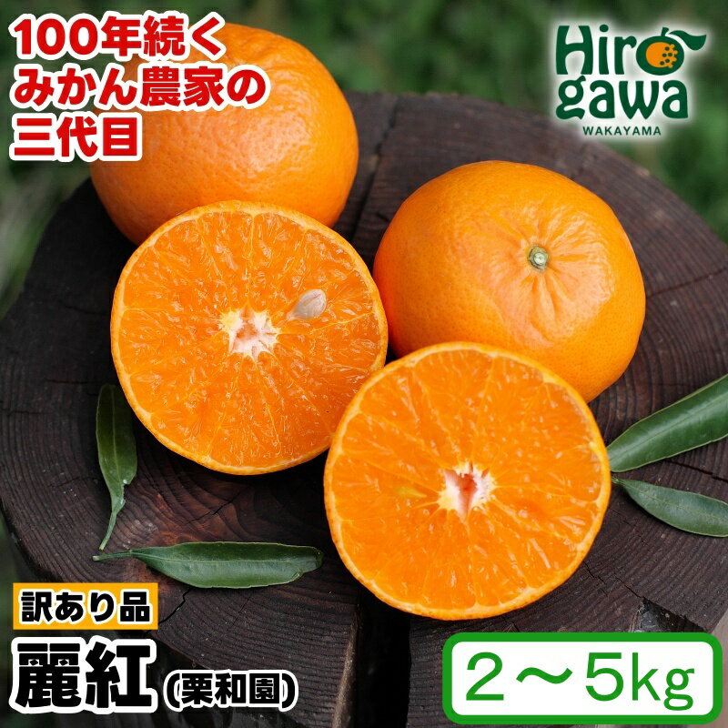 【ふるさと納税】 麗紅 れいこう 訳あり 2kg ～ 5kg / オレンジ 甘い 家庭用 和歌山 有田 柑橘 7000円 ※2027年2月中旬〜3月下旬に順次発送 //dekopon