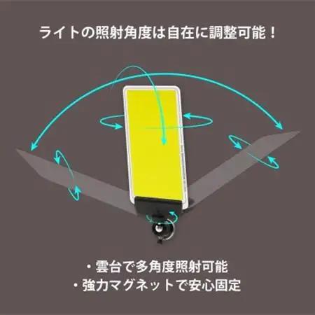 DC12 COB マグネットパネルライト ダイヤル式調光スイッチ付　DCC002【1700599】