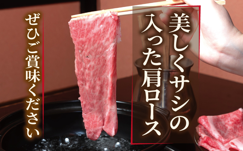 A5ランク 国産和牛 肩ロース 牛しゃぶ 鍋  小分け少量パック（300g×1P） 010B1924