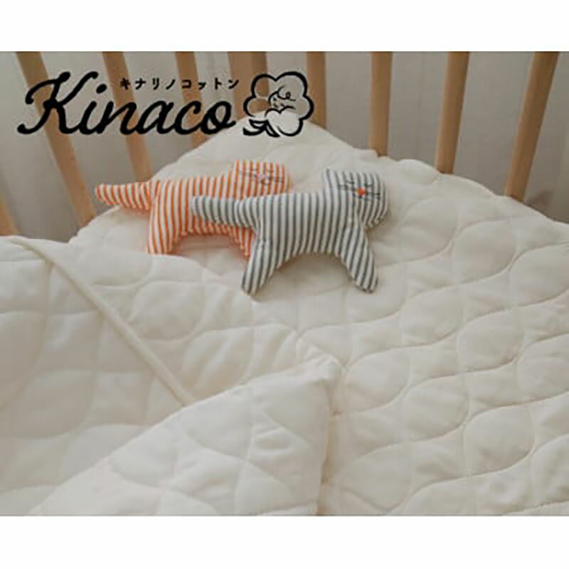 【ふるさと納税】＜ベビー＞kinacoオーガニックコットンガーゼケット&パッド セット　IV　OGB-SET　お届け：お申し込み後、3週間程度で順次発送予定