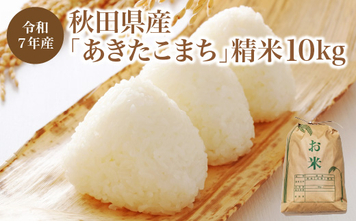 【令和7年産】秋田県産「あきたこまち」精米10kg（10kg×1袋）　【190P9002】