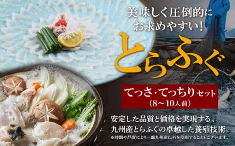 本場とらふぐ刺し・ふぐ鍋セット（8～10人前）ふぐ皮刺し ポン酢・薬味付