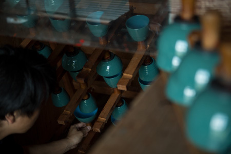 【ふるさと納税限定】aisomo cosomo 小鉢2点セット レッド×ベージュ / 溜×オレンジ ツートンカラーのPOPな越前漆器＜100%天然漆＞【老舗塗師屋創業230年】