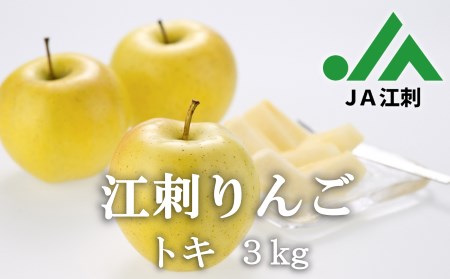 【2024年10月4日から受付開始】江刺りんご トキ3kg (8～10玉)【期間限定・数量限定】 ブランドフルーツ 厳選 【JA江刺】 [A0043]