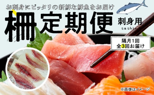 
            S121-T04_【隔月　3回お届け】天草天然鮮魚を直送　お刺身用柵定期便
          