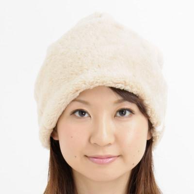 ふるさと納税 豊中市 【ブラウン】帽子　オーガニックコットン 無染色 暖かボアワッチ