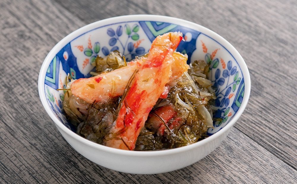 【4回定期便】 プチプチ食感の数の子松前漬とずわい蟹のかに松前漬セット 各400g （合計3.2kg）