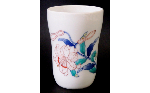 【伊万里焼】市川冬山窯「色鍋島フリーカップ5個セット」 H750_イメージ4