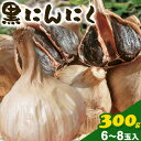 【ふるさと納税】にんにく 黒にんにく 農薬不使用 薬味 300g (6～8玉入り) こだまり農園《30日以内に出荷予定(土日祝除く)》岡山県 備前市 送料無料 国産 ニンニク 黒ニンニク くろにんにく 野菜 お取り寄せ