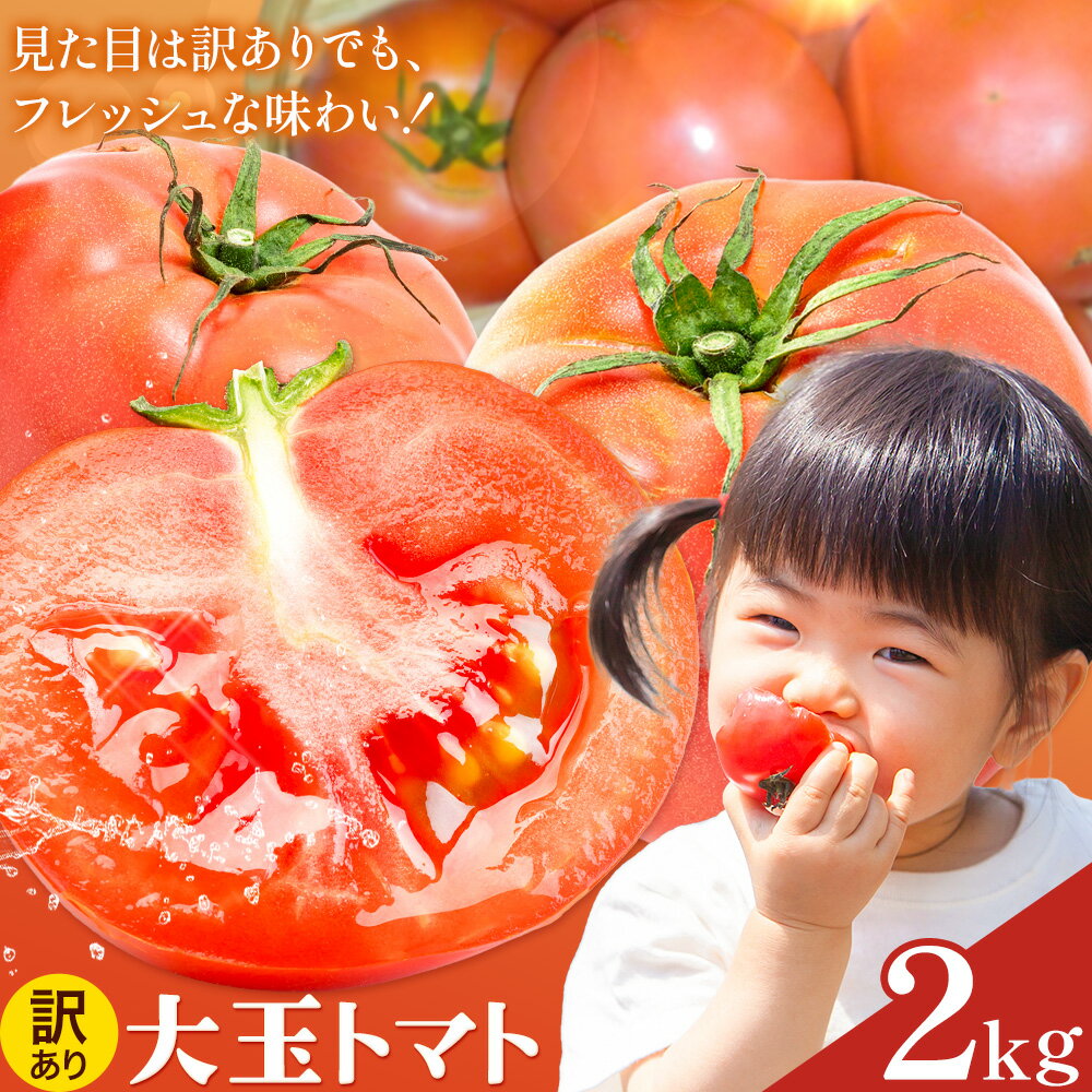 【ふるさと納税】訳あり トマト 大玉 大玉トマト わけあり 2kg 吉祥庵園芸《11月上旬-6月上旬頃出荷》鹿児島県 さつま町 送料無料 野菜 トマト お取り寄せ