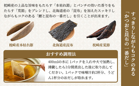 枕崎産本枯れ節使用 だしパックセット 合計105パック おだし本舗「かつ市」 C0-33_調味料 塩  しお_【配送不可地域：離島】【1166429】