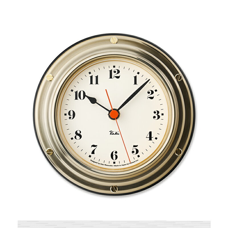 【ふるさと納税】時計 RIKI MARINE CLOCK / WR24-02 マリンクロック モダン 高岡市