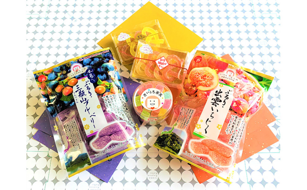 いづも寒天工房 出雲大社参道本店の寒天和菓子などの詰合せ5品・縁結 322032_CX005