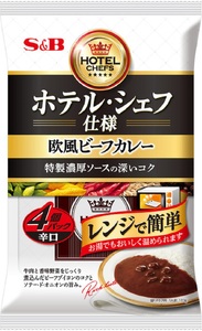 a14-107　《S&B食品》欧風ビーフカレー　辛口　16食分