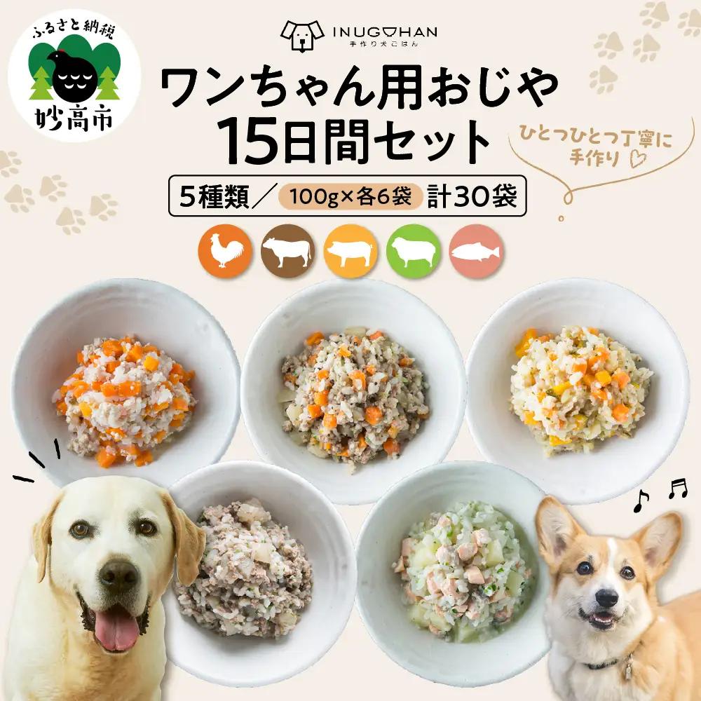 ワンちゃん用おじや15日間セット（100g）