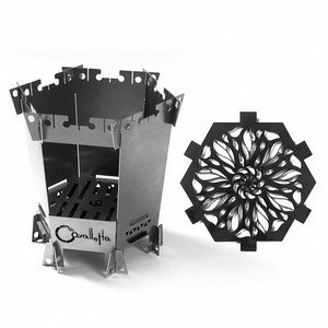 【ふるさと納税】調理台 焚き火台 カヴァレッタソロ ジョカーレ鉄板セット ソロ キャンプ｜収納 コンパクト 屋外 キャンプ 焚き火 群馬県 前橋市