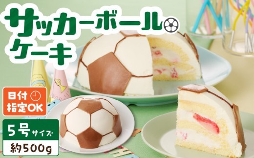 
                  【いちごのバースデーケーキ】日時指定可 サッカーボールケーキ
                