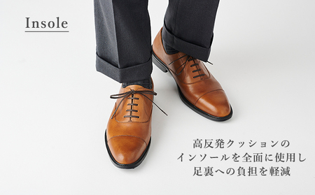 ORIGIO オリジオ 牛革ビジネスシューズ 紳士靴 ORG1000（ライトブラウン）【ファッション・靴・シューズ・革製品・革靴】 26.5cm